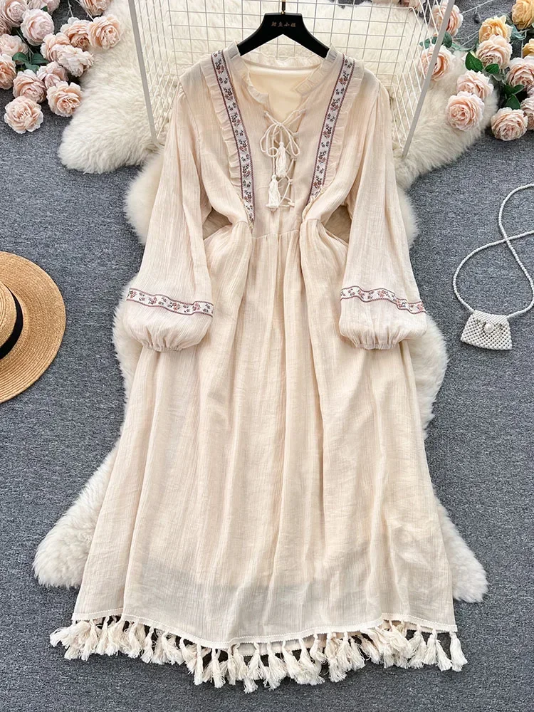 Ethnic Boho Fashion - Spring/Summer Bohemian Dress Women's New Fashion
