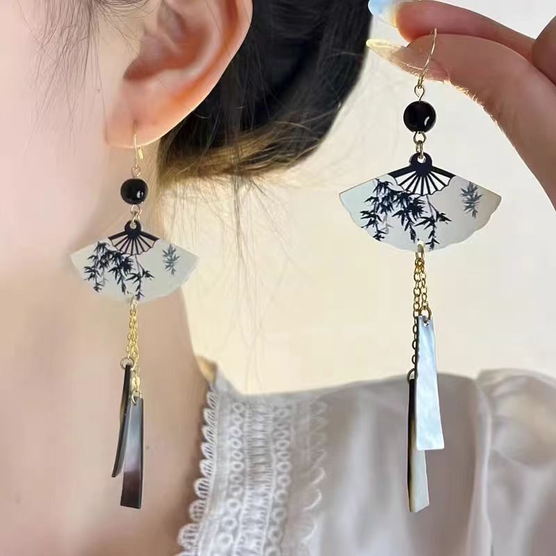 Latest Ethnic Fashion For Women - 1pc New Retro Chinese Fan Shell