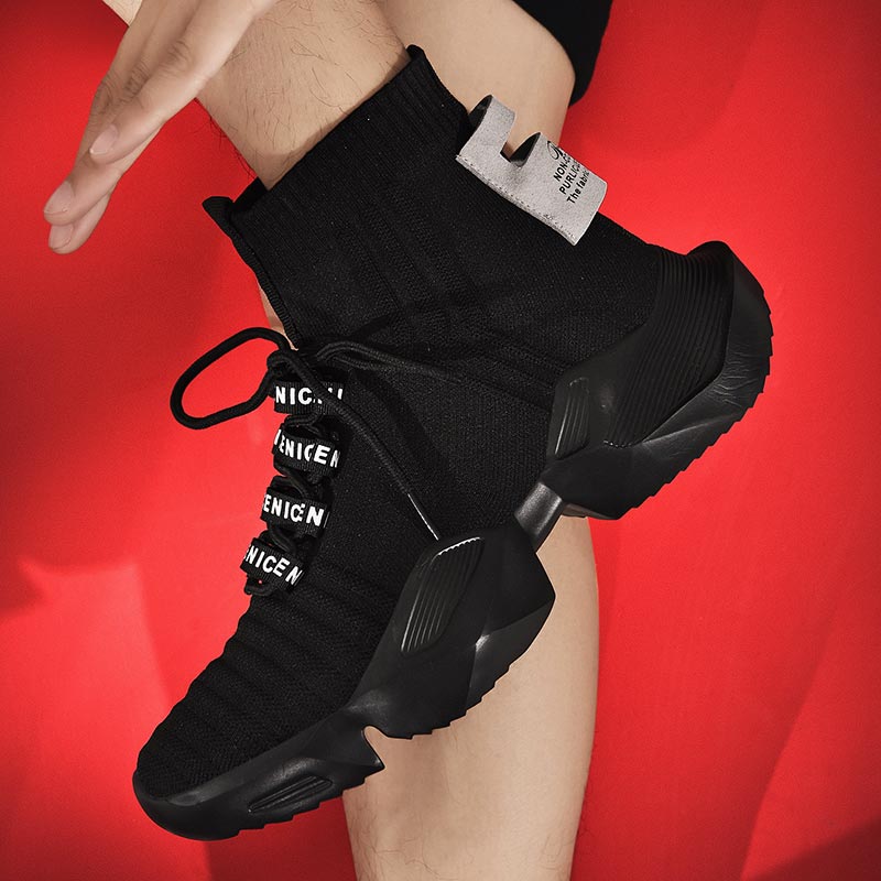 Ethnic Fashion Store - Plus Size Hightop High-soled Men Sport