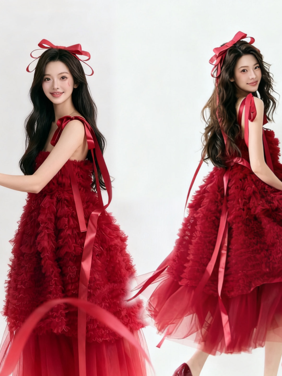 Ethnic Clothing & Online Fashion Store Khaadi Uk - Red Tulle Skirt Artistic Birthday Photography