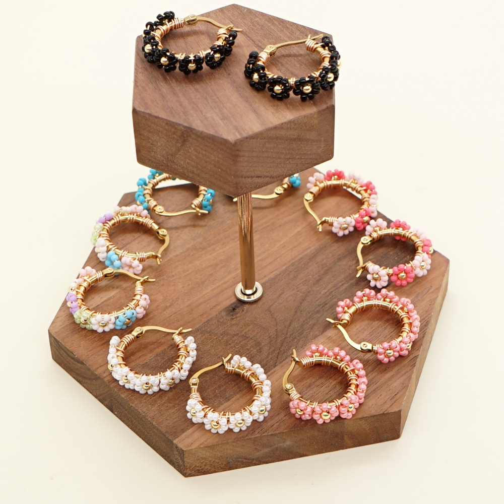 Latest Ethnic Fashion For Women - Boho Miyuki Flower Moon Cross Fruit