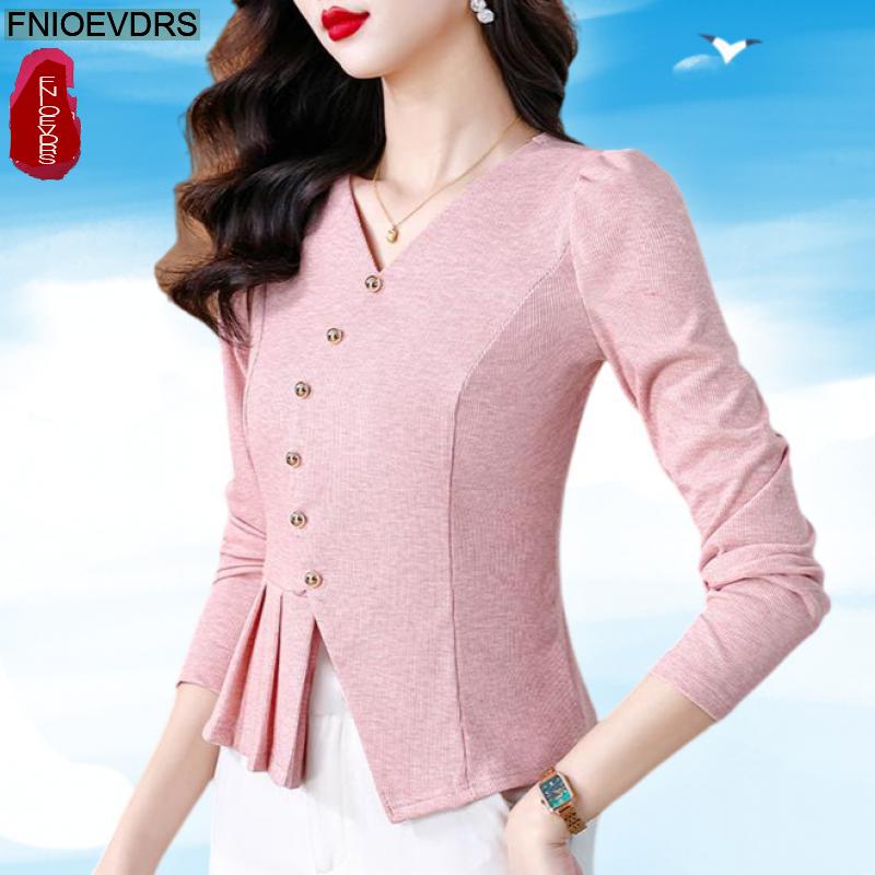 Thai Silk Blouse - Office Lady Shirts 2025 Spring Basic