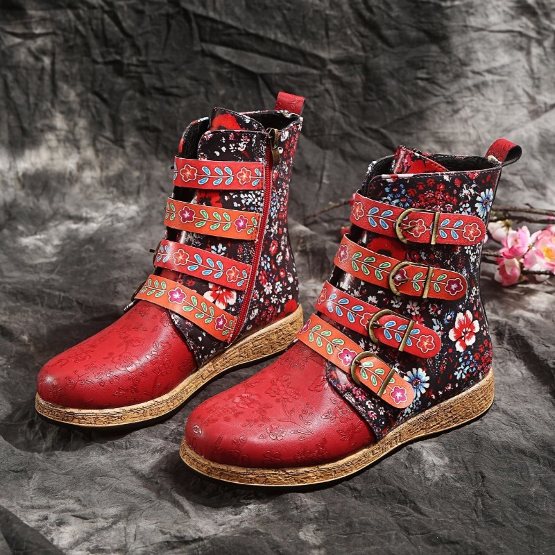Ethnic Fashion Designer - Brand Women's Boots 2026 Spring Comfortable