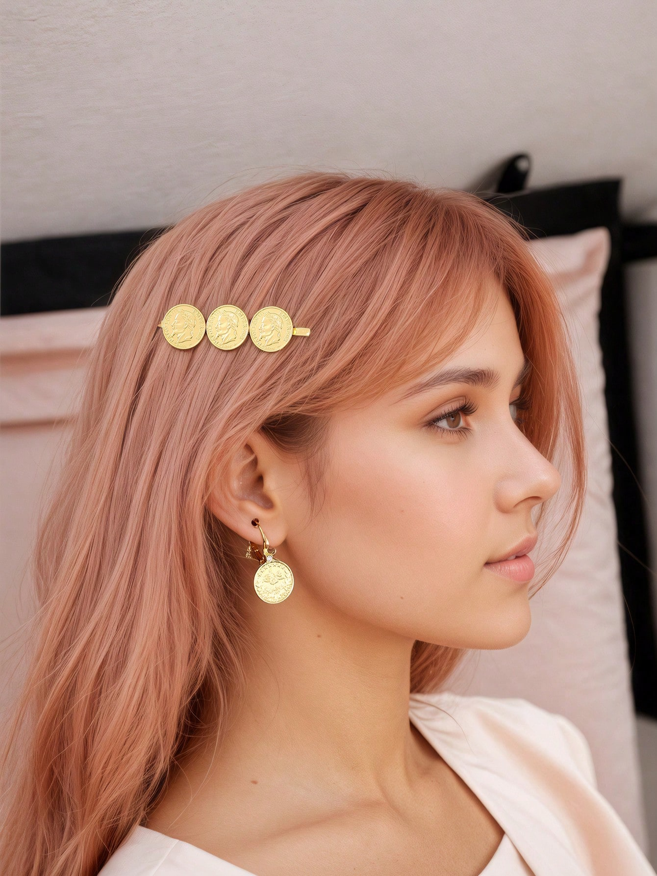 Ethnic Luxe Fashion - Gold-Plated Moroccan Women's Fashion Hair Clip