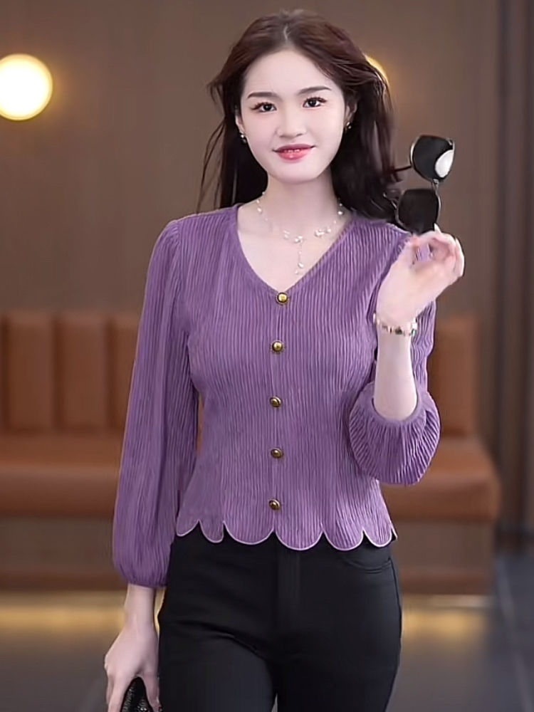 French Shirt Women Long-sleeve - đánh giá và giá Thai Silk Blouse