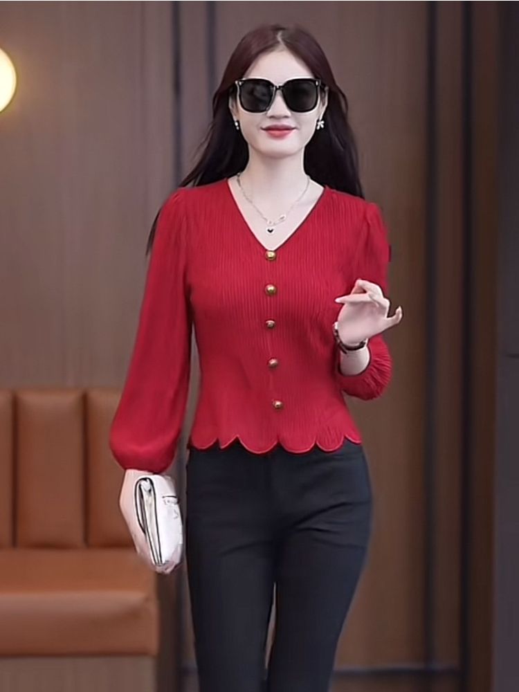 French Shirt Women Long-sleeve - đánh giá và giá Thai Silk Blouse