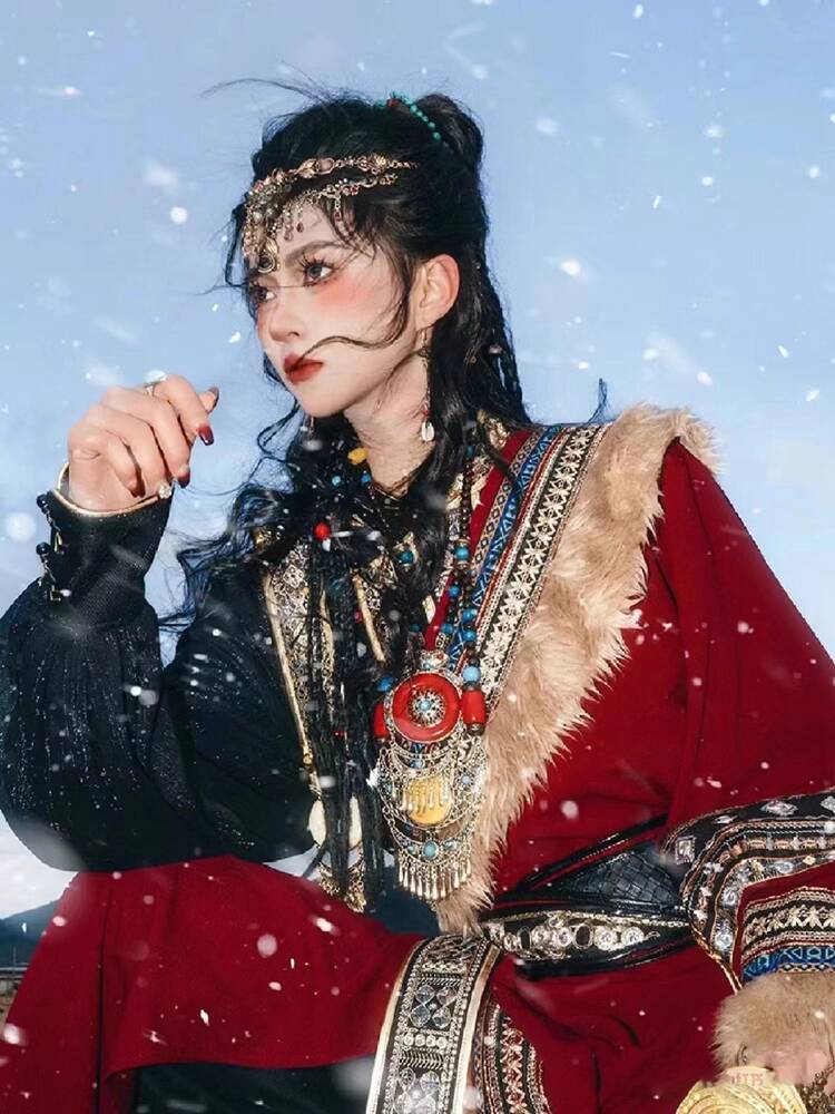 New Tibetan robe Tibet brigade - đánh giá và giá Ethnic Clothing & Online Fashion Store Khaadi Uk