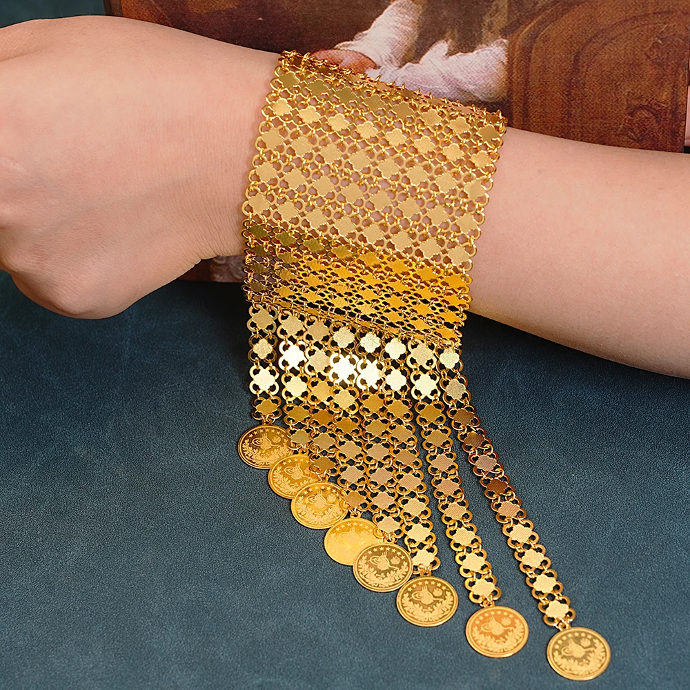 New Coin Tassles Gold Plated J - đánh giá và giá Ethnic Luxe Fashion