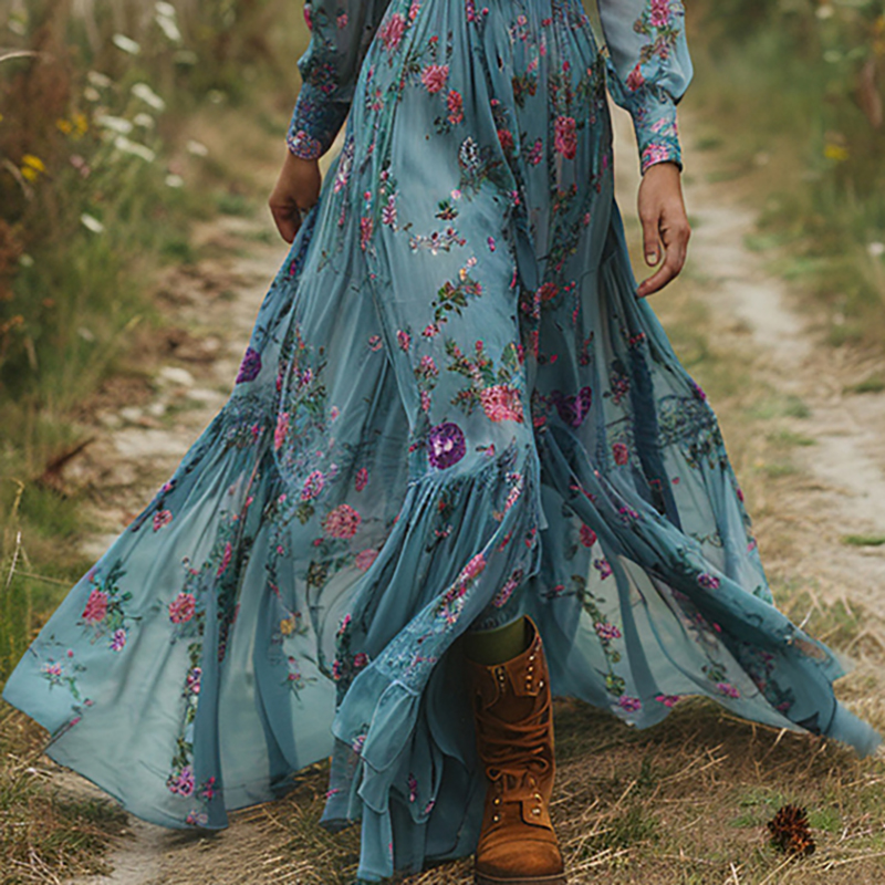 Ethnic Fashion Floral Print Vi - đánh giá và giá Ethnic Boho Fashion