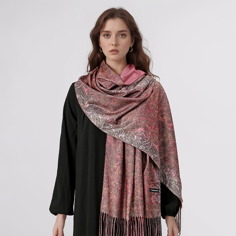 Luxury Paisley Pashmina Shawl  - đánh giá và giá Ethnic Fashion Designer