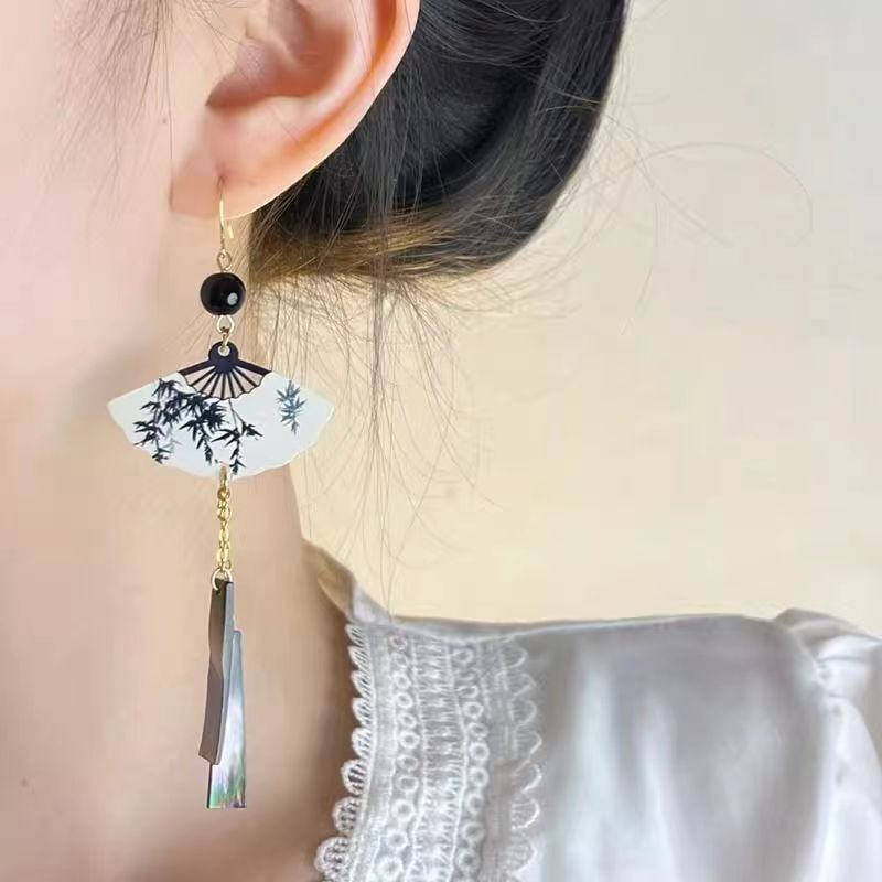 1pc New Retro Chinese Fan Shel - đánh giá và giá Latest Ethnic Fashion For Women