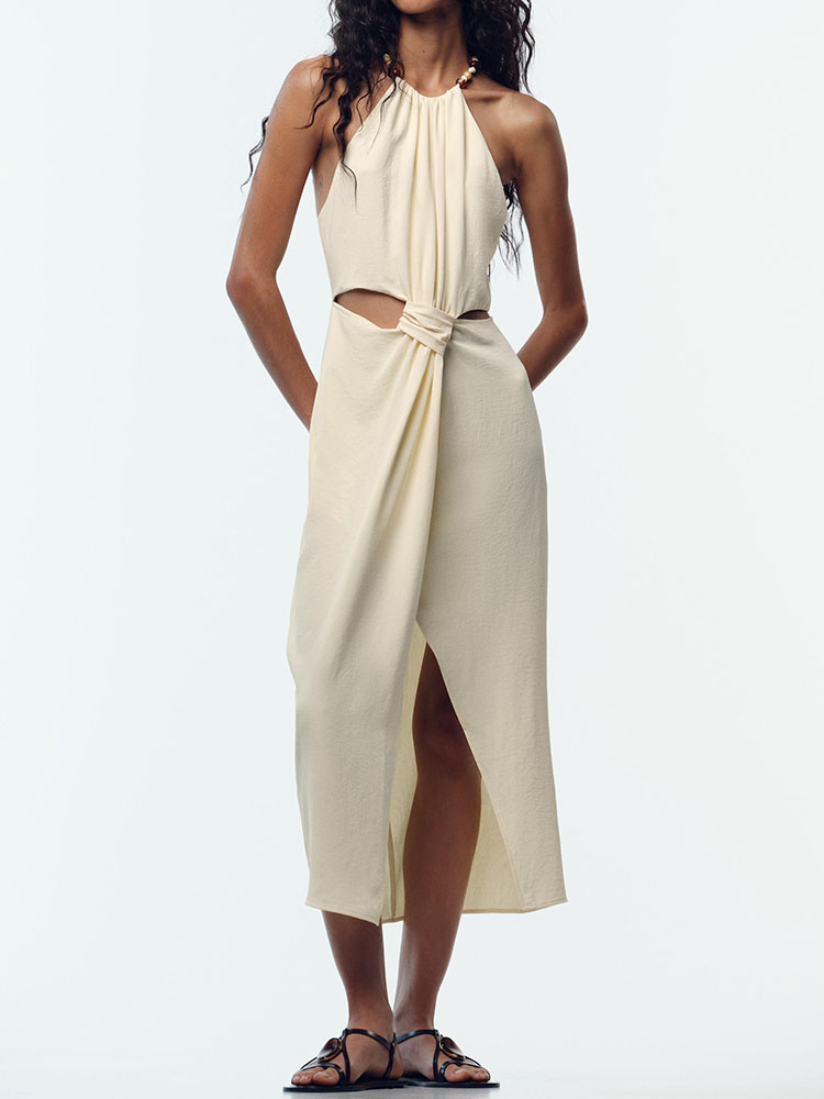 Fashionable Midi Dress ZA2025  - đánh giá và giá Ethnic Fashion Designer