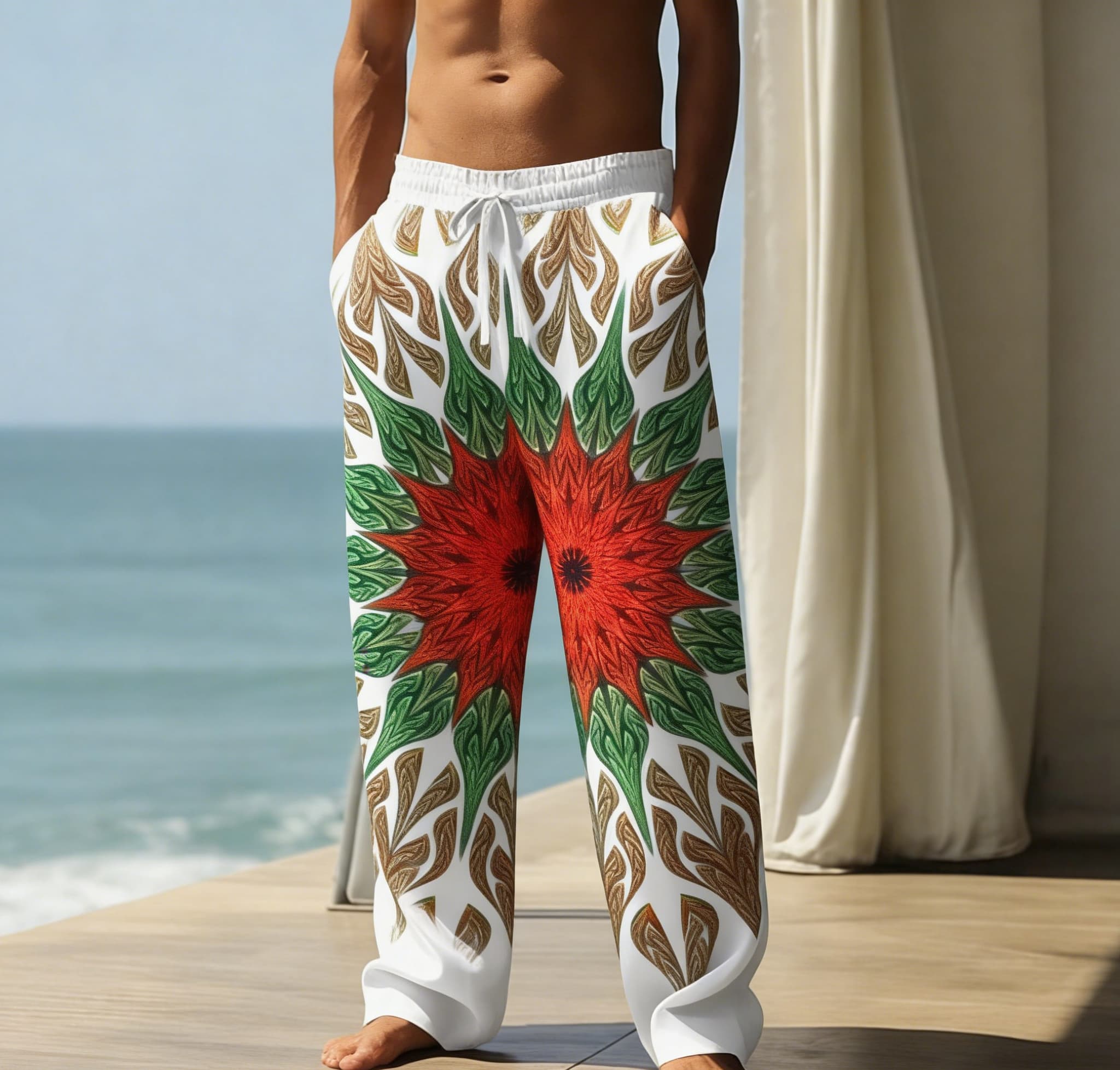 Men's Summer Thin Casual Trous - đánh giá và giá Ethnic Boho Fashion