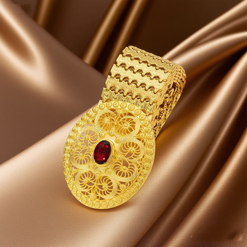 Gold Zinc Alloy Snake Scale Be - đánh giá và giá Ethnic Fashion Designer