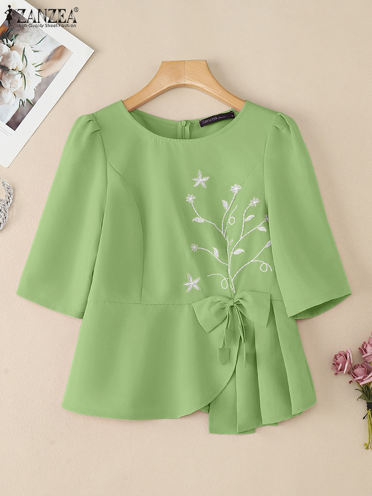 ZANZEA Elegant Asymmetrical He - đánh giá và giá Thai Silk Blouse